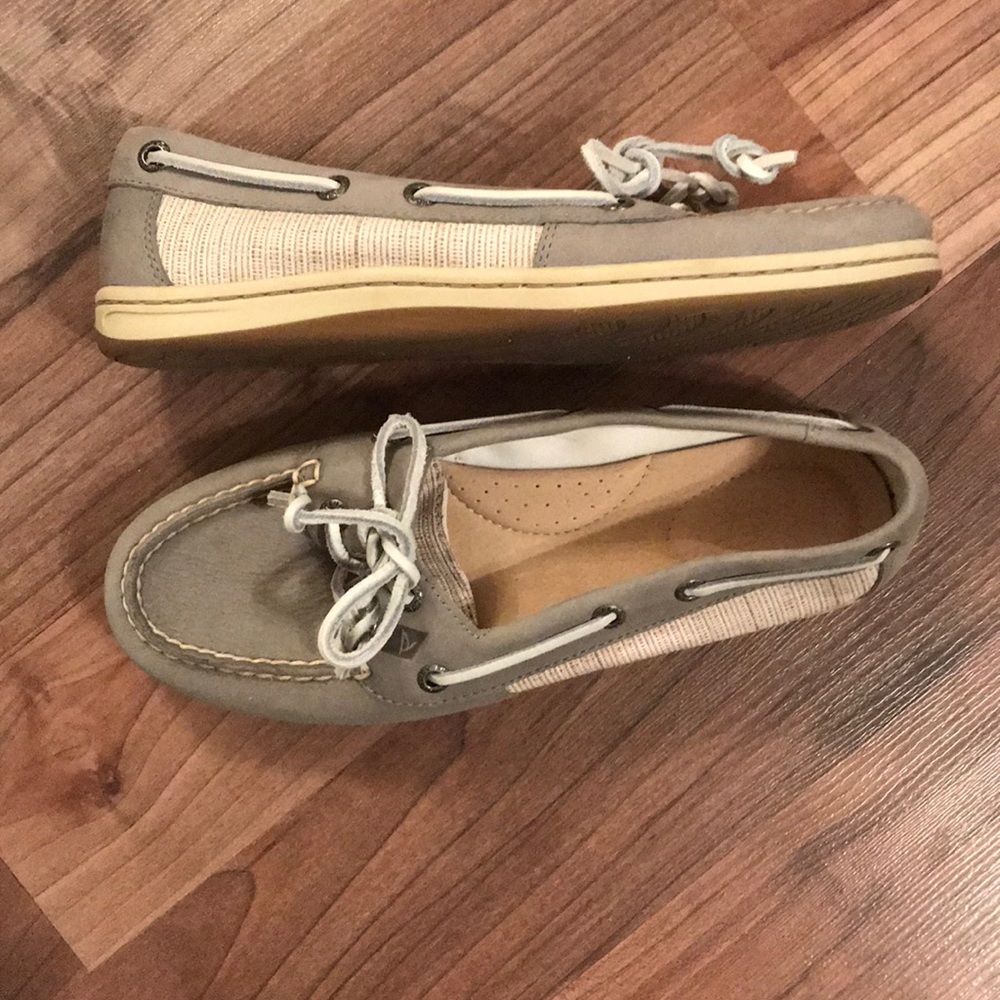 Like New!- Gray Sperry Shoes - Picture 3 of 4